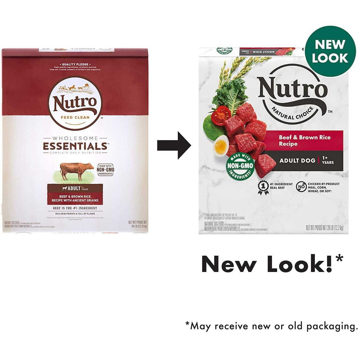 Adult Beef Rice Dry Dog Food Q83199