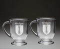 Glass Coffee Mugs Set of 2 J818154