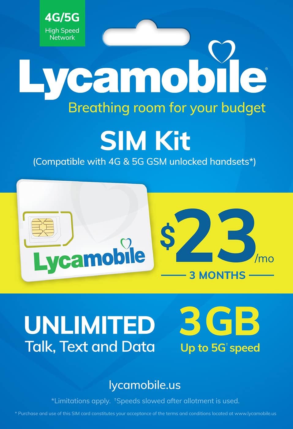 $23 Plan Prepaid Sim Card 3 Month Service R4732