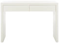 Ivory Wood Console Table with Drawer M672