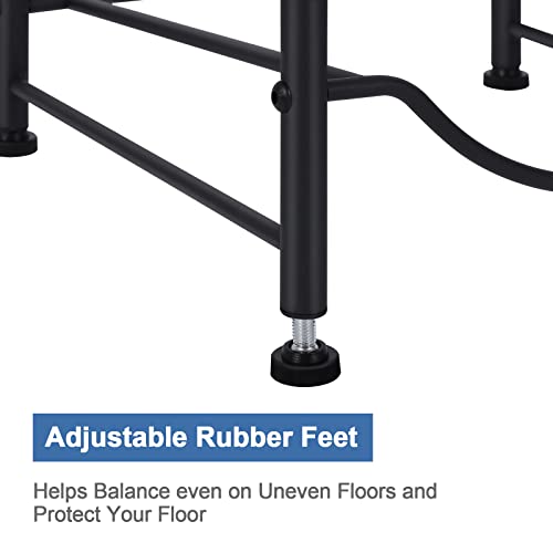 Black 3 Tier Heavy Duty Water Jug Storage Rack V494484