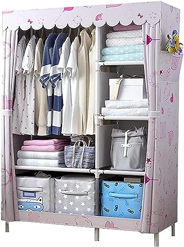 170 * 105 * 45cm Metal Bracket Fabric Wardrobe F74480