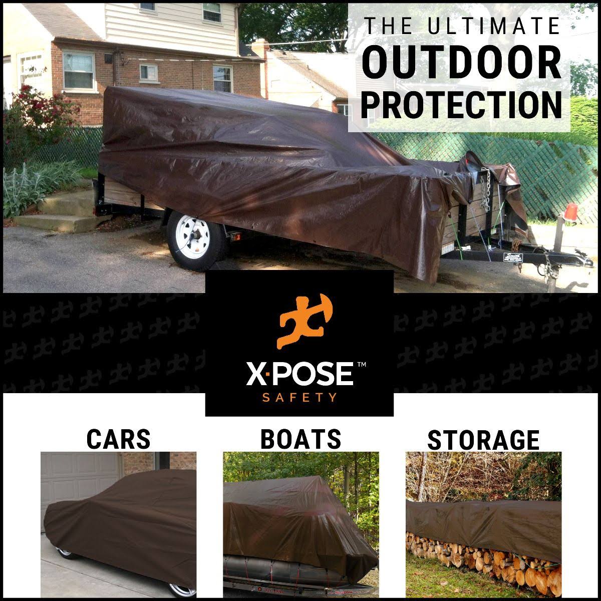 Heavy Duty Brown Poly Tarps 12 x 25 Case of 2 Z94338