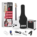 Black 39" Electric Guitar with 20w Amp and Case Bag K130079