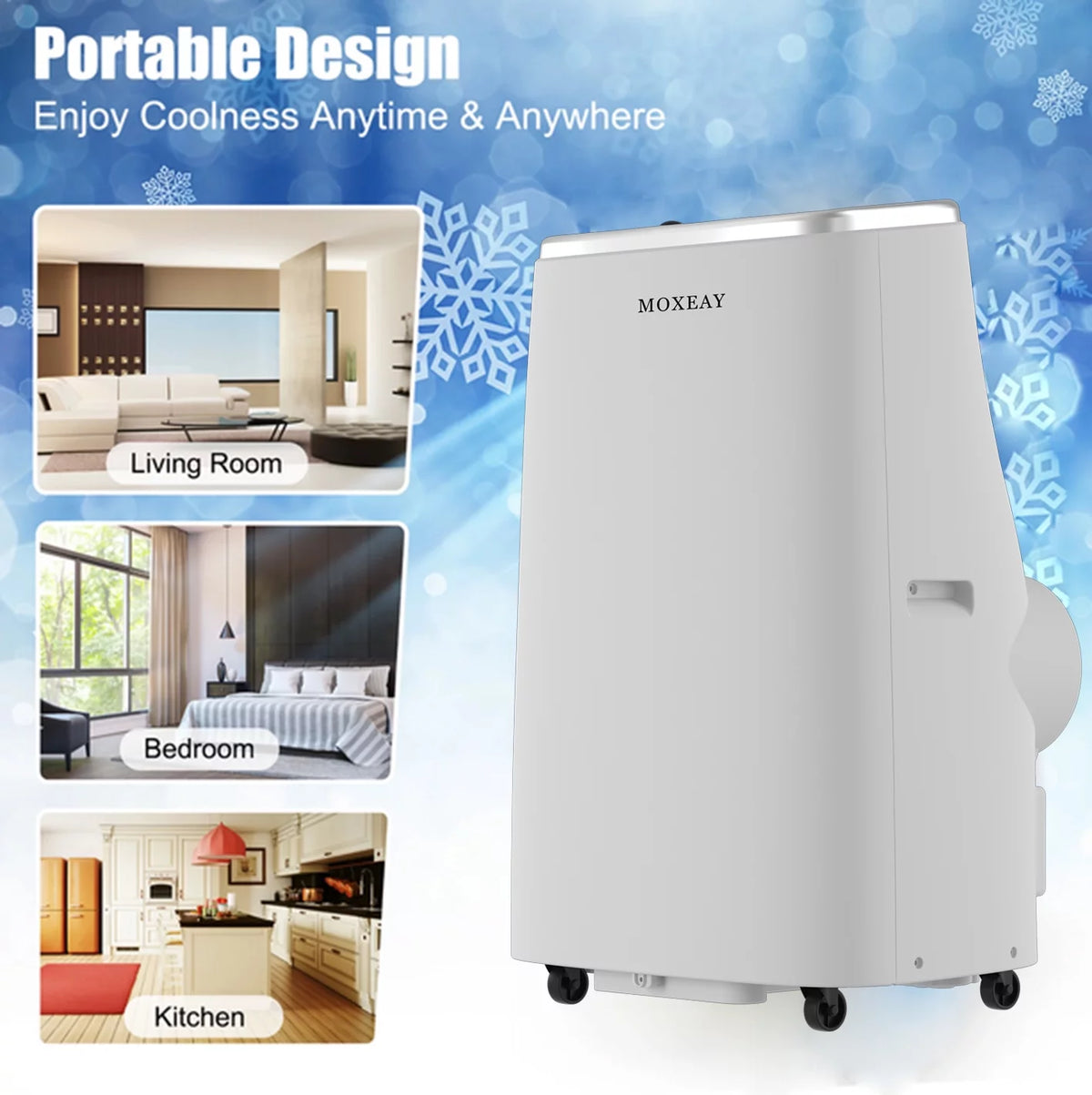 15000 BTU Portable Air Conditioner with Wifi and Remote Control B17303