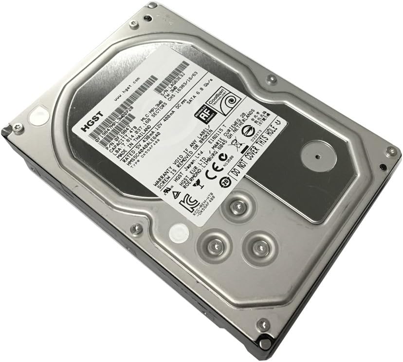 4TB 64MB Cache SATA 6.0Gb/s 3.5in Enterprise Hard Drive (Renewed) Pack of 2 H9252