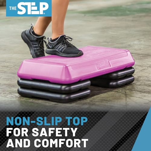 Exercise Step Platform with 2 Risers T605