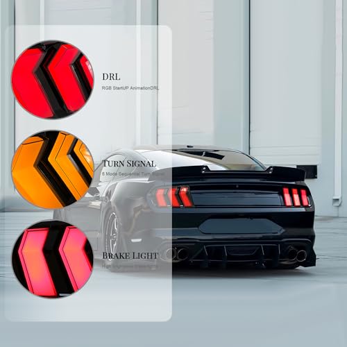 LED Tail Lights For Ford Mustang Rear Lamp Kit Assembly K561681
