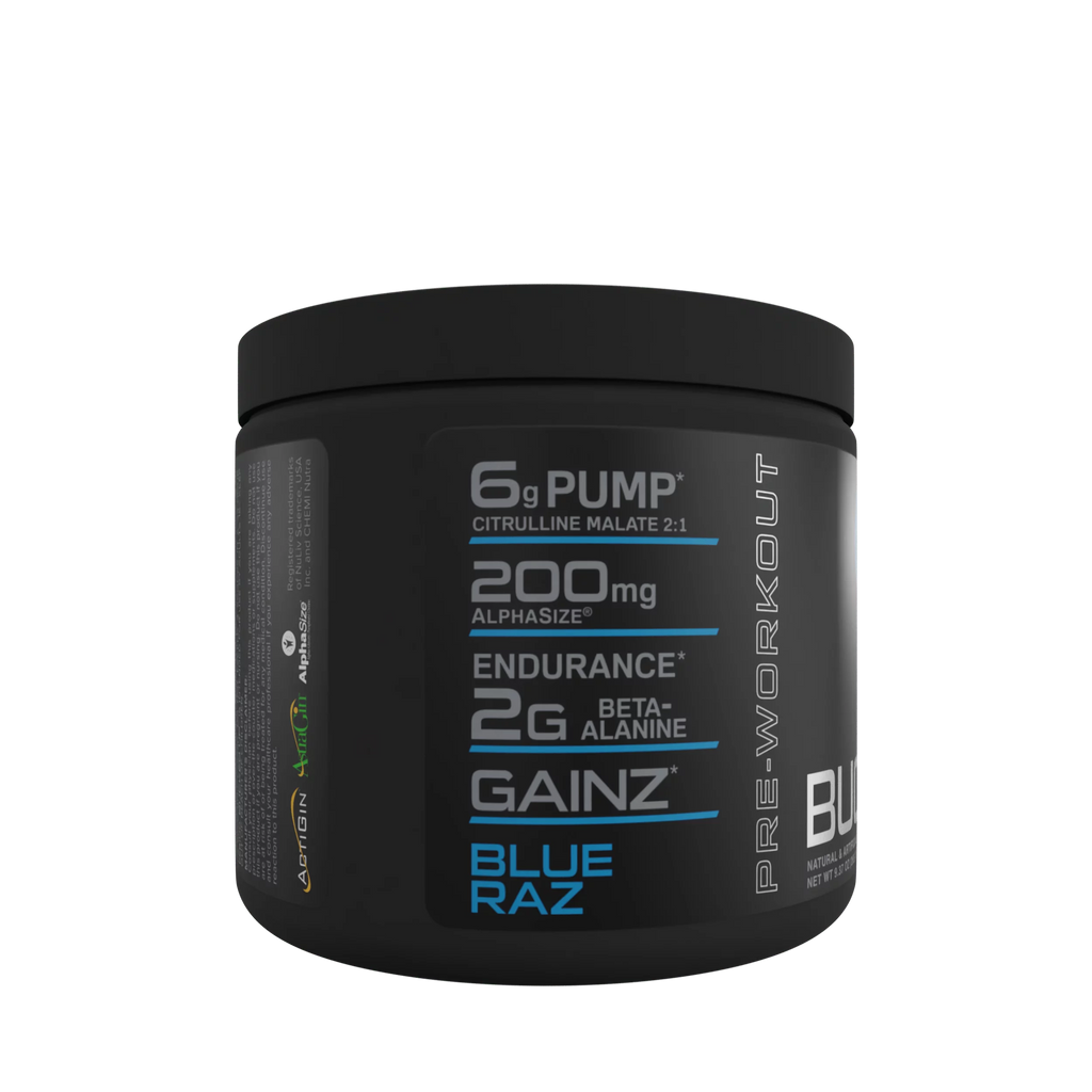 Pre-Workout Powder Blue Raz 25 Servings S346