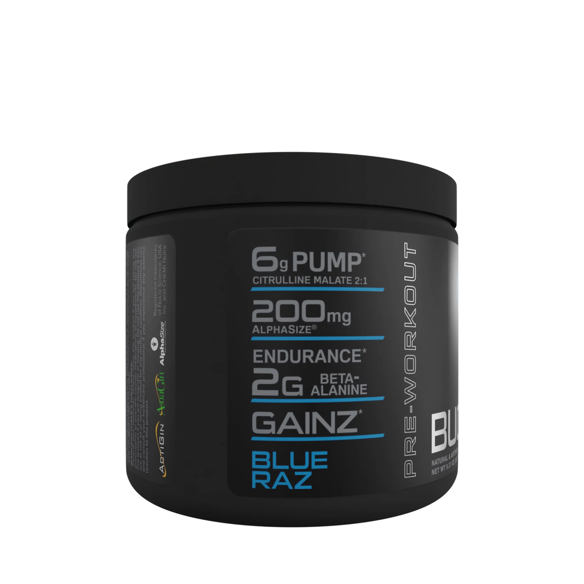 Pre-Workout Powder Blue Raz 25 Servings S346