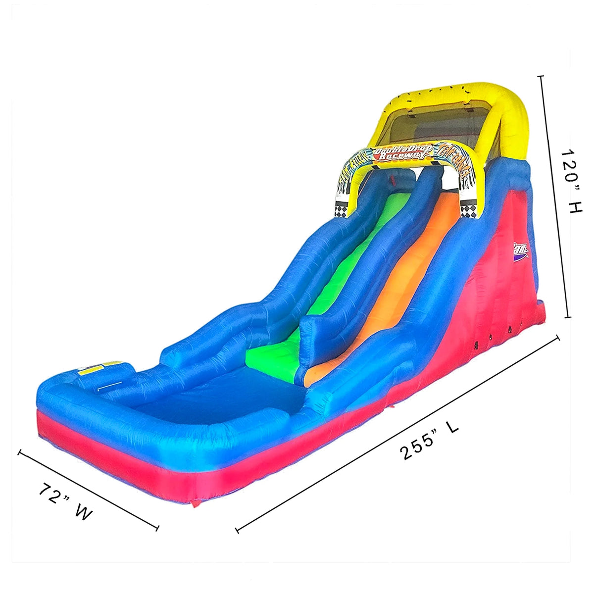Double Drop 2 Lane Inflatable Water Slide L1844