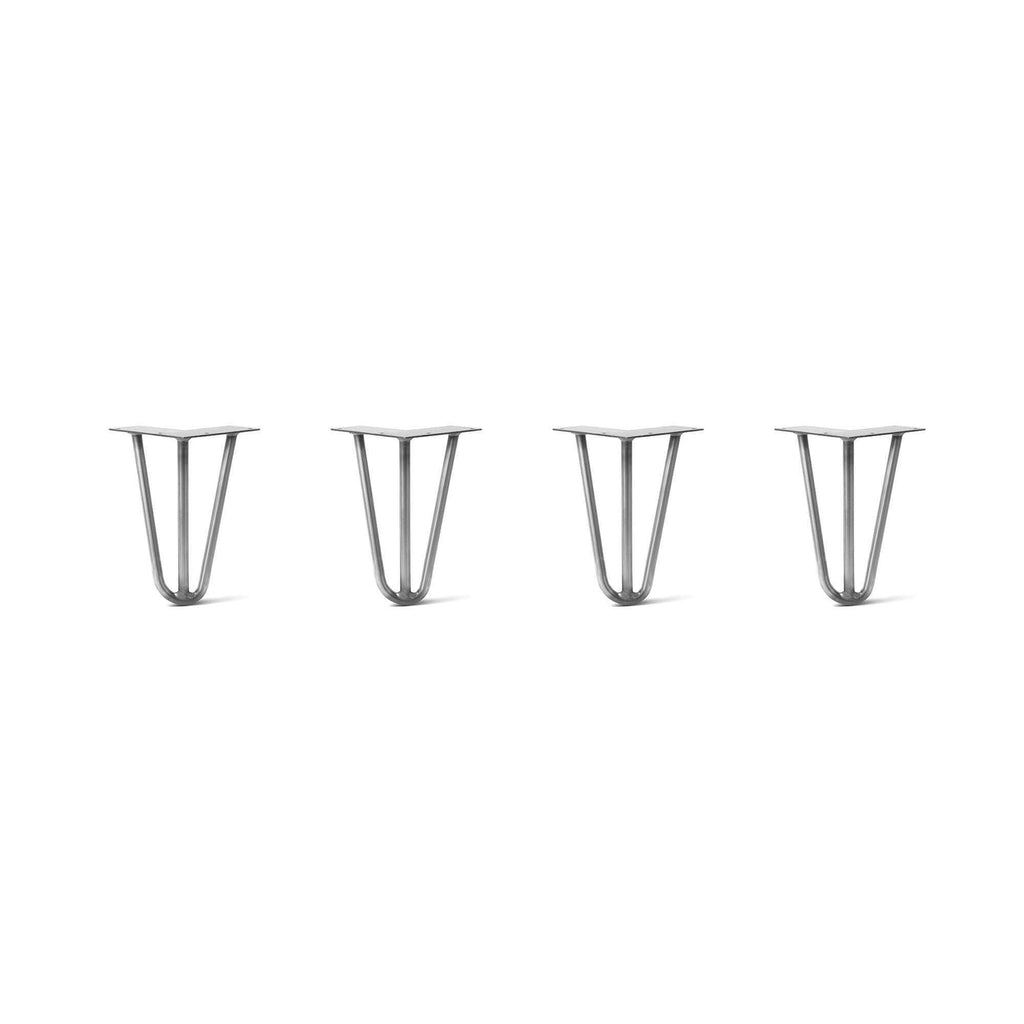 Raw Steel Hairpin Legs Set of 4 J582554