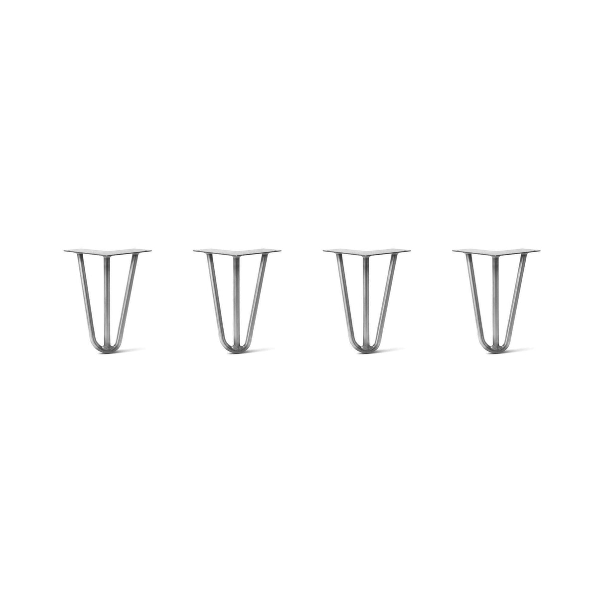 Raw Steel Hairpin Legs Set of 4 J582554
