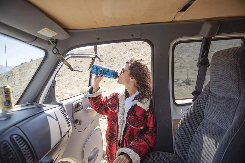 25 oz Charcoal BPA Free Water Bottle with Magnetic Cap P8092