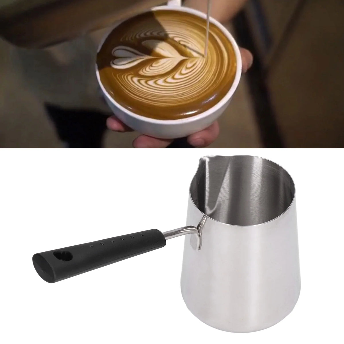 600ml Stainless Steel Turkish Coffee Pot V38806