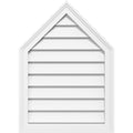 Peaked Top Surface Mount PVC Gable Vent E925133