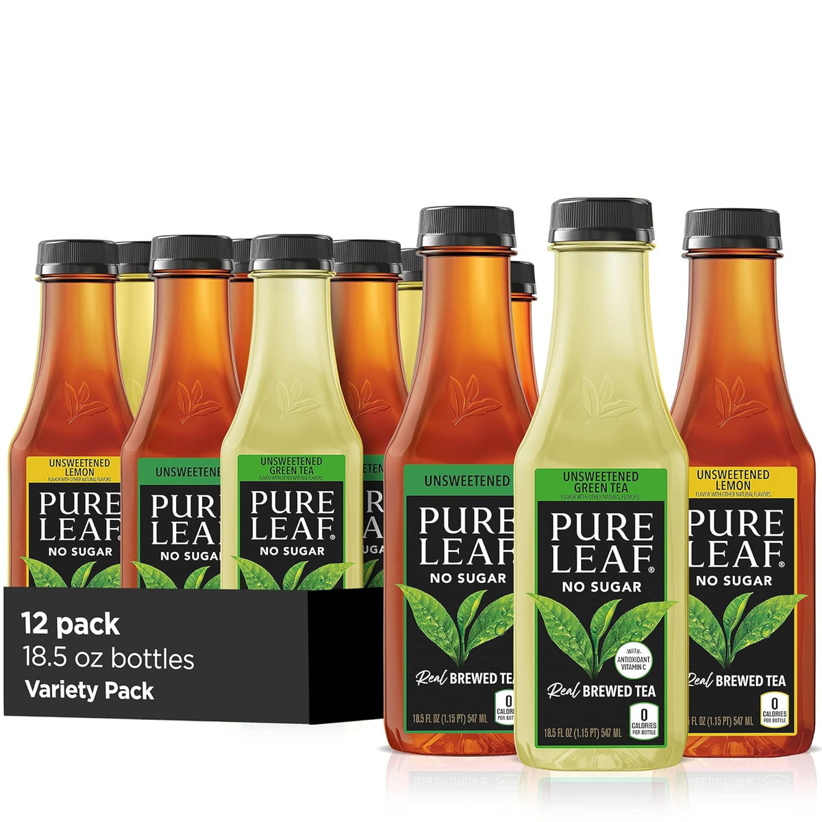 18.5 Fl Oz Unsweetened Iced Tea (Pack of 12) F339
