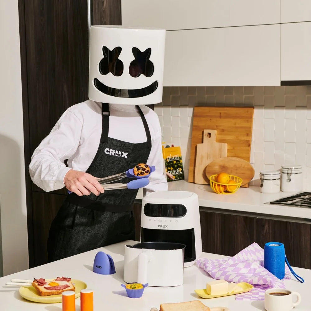 3-qt. Digital Air Fryer Kit with TurboCrisp - White T17615