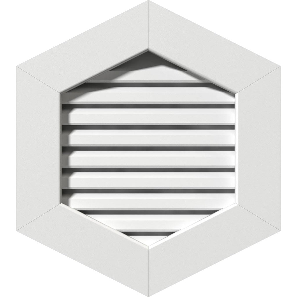 16x22W x 28x22H Vertical Peaked Gable Vent X416