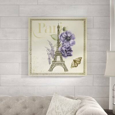 Painting on Canvas, 21.75x22 H x 21.75x22 W x 0.75x22 D, Black Frame S422
