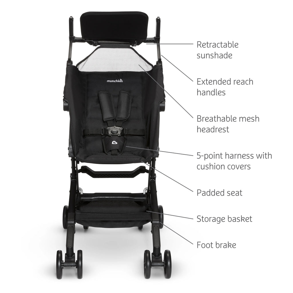 Ultra Compact Lightweight Travel Stroller, Black Q916202