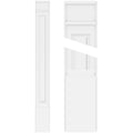 Raised Panel PVC Pilaster with Decorative Capital & Base (Pair) A5478