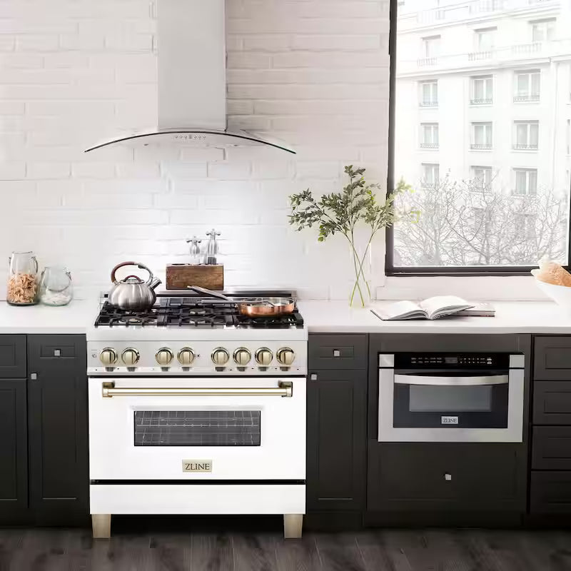 36 in. 6 Burner Dual Fuel Range in Stainless Steel U19160