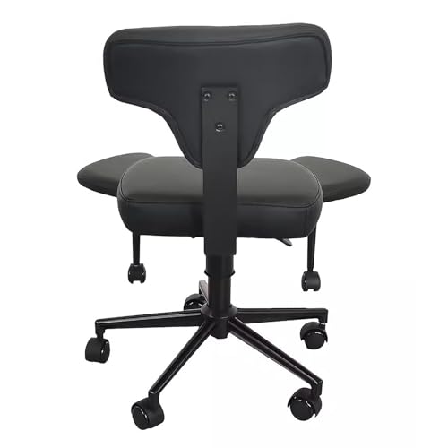 Black Swiveling Meditation Chair with Back Support Y534430