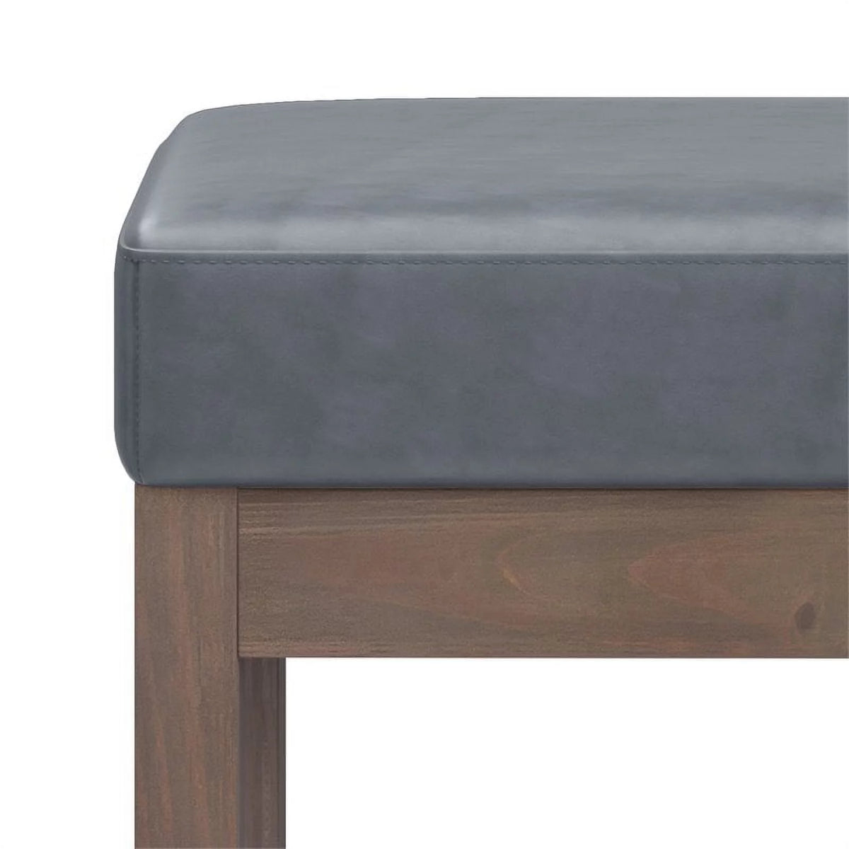 26" Wide Faux Leather Entryway Bench Q29069