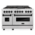 48 in. Gas Burner Electric Oven Stainless Steel N216