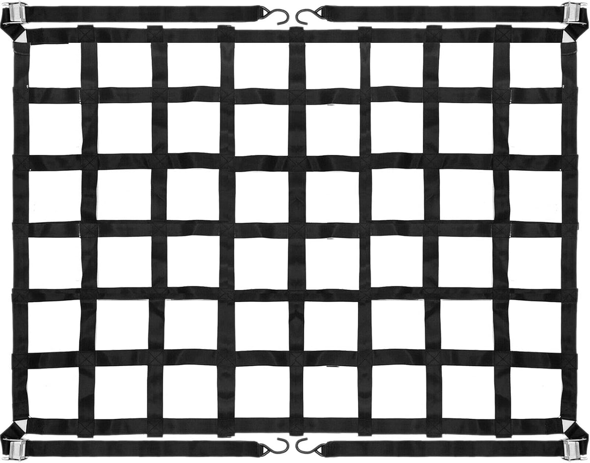 Heavy Duty Truck Bed Cargo Net with S-Hooks, 1100LBS, Pack of 2 X3335