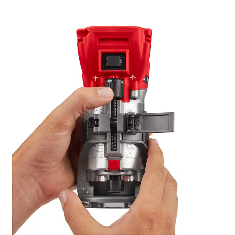 18V Lithium-Ion Brushless Cordless Compact Router with 5.0 Ah Battery D95028