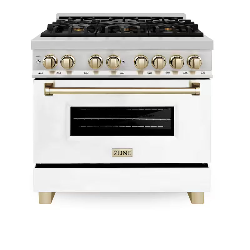 36 in. 6 Burner Dual Fuel Range in Stainless Steel U19160