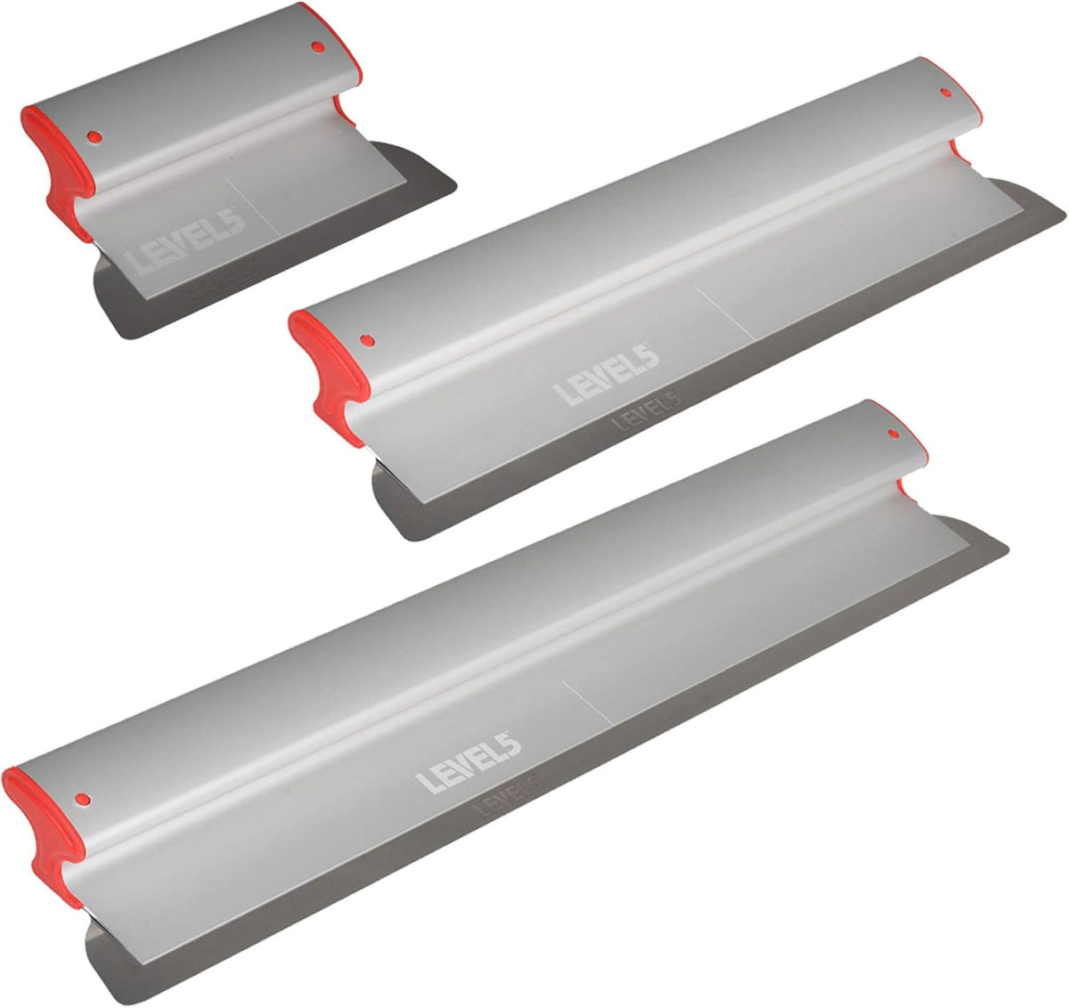 Drywall Skimming Blade Set with 10, 24 & 32 Blades and Extension Handle L630