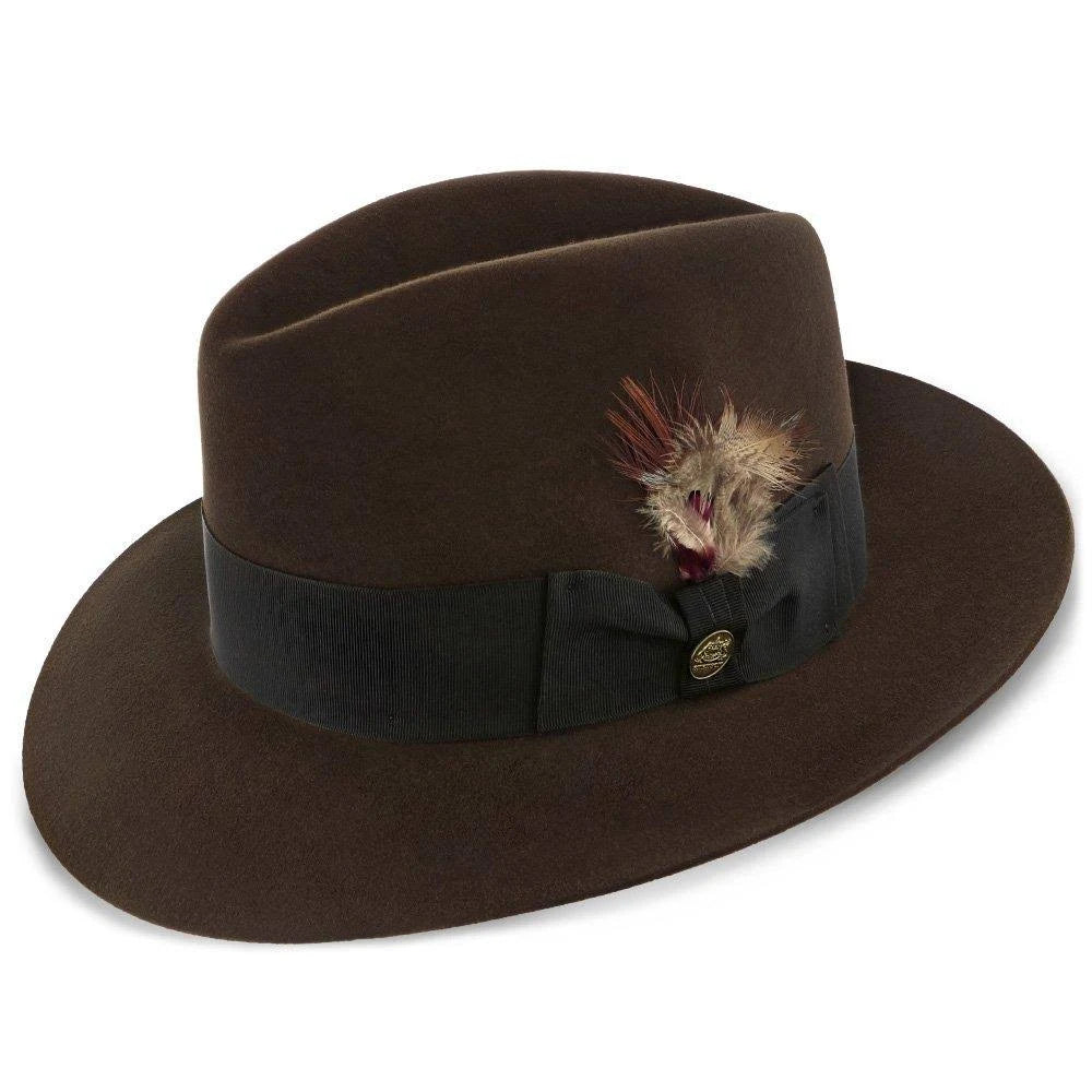 Beaver Fur Felt Fedora Hat F9018