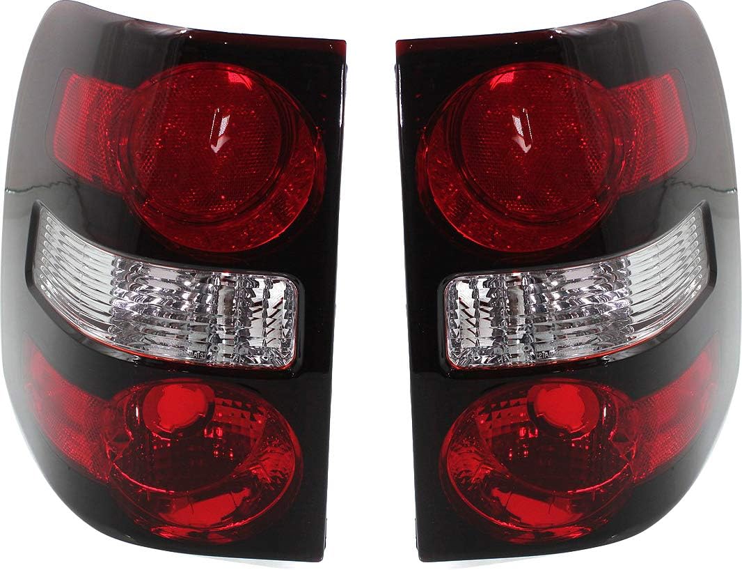 Set of 2 Tail Light Lens and Housing V25572