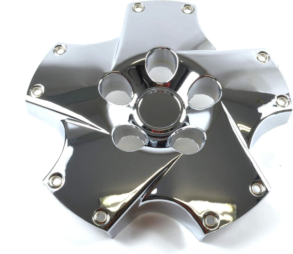 Set of 4 18 inch 5 Spoke Chrome Wheel Hub Center Caps D5616