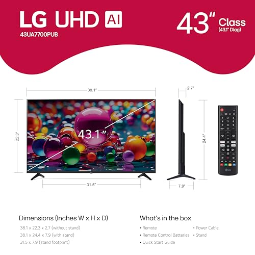 43 inch LED 4K Smart TV O888766