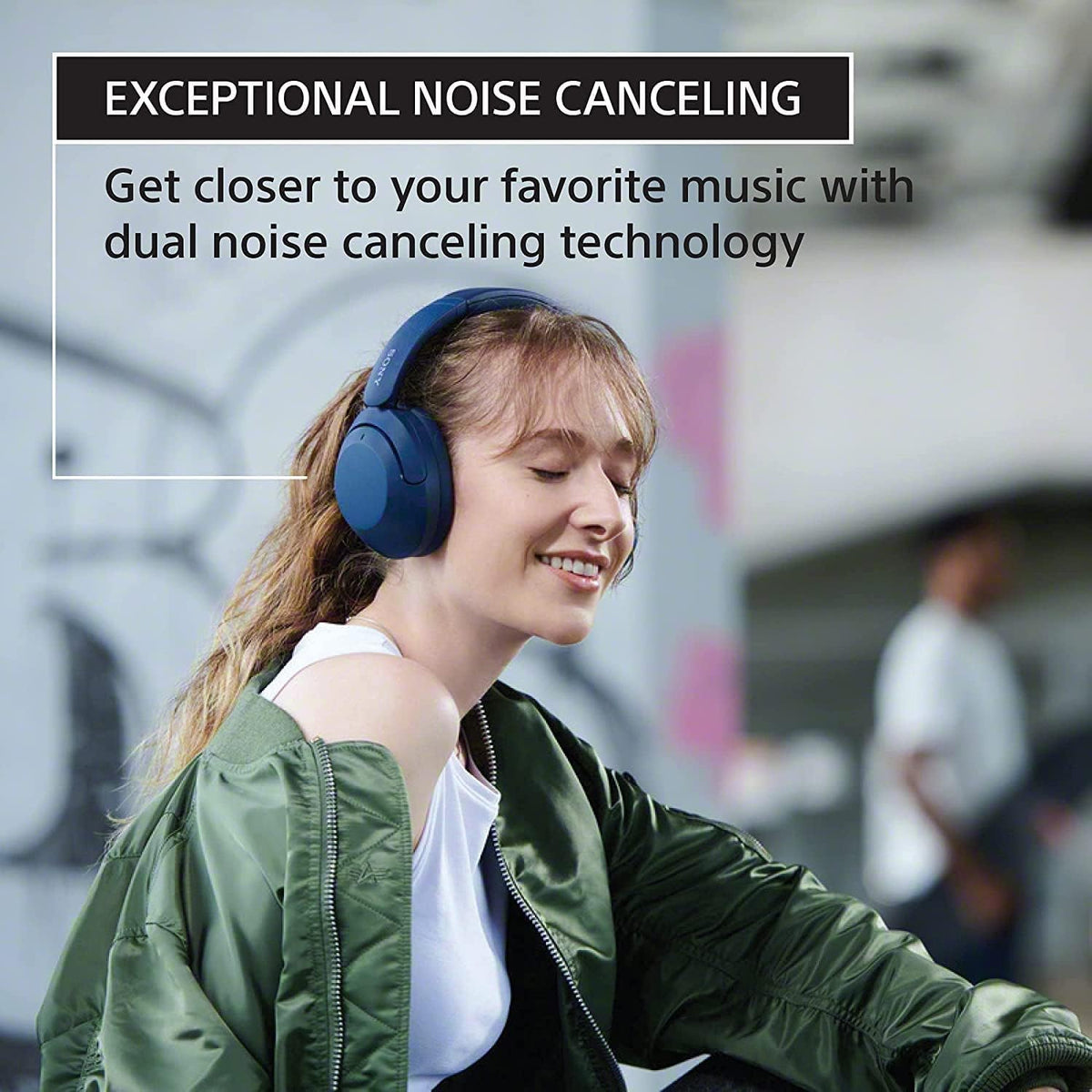 Wireless Bluetooth Over The Ear Headset with Microphone Noise Cancelling Headphones Z63137