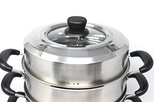 3 Tier Stainless Steel Steamer Set 32 CM R97001