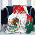 Mexican Flag Lightweight Blanket (60 in x 50) I274