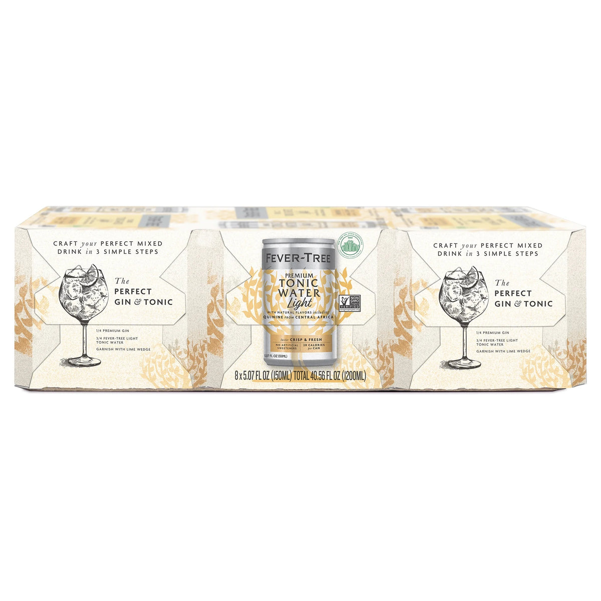 Light Indian Tonic Cans 5.07 Fl Oz 24 Pack N751376