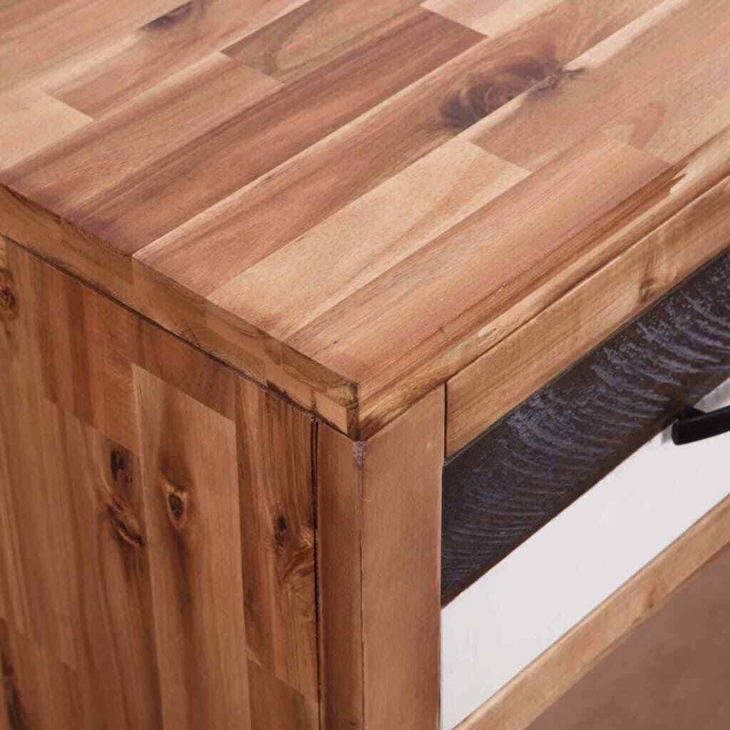 Solid Acacia Wood Console Table W20329