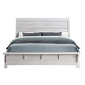 White & Oak Full Size Bed G5269