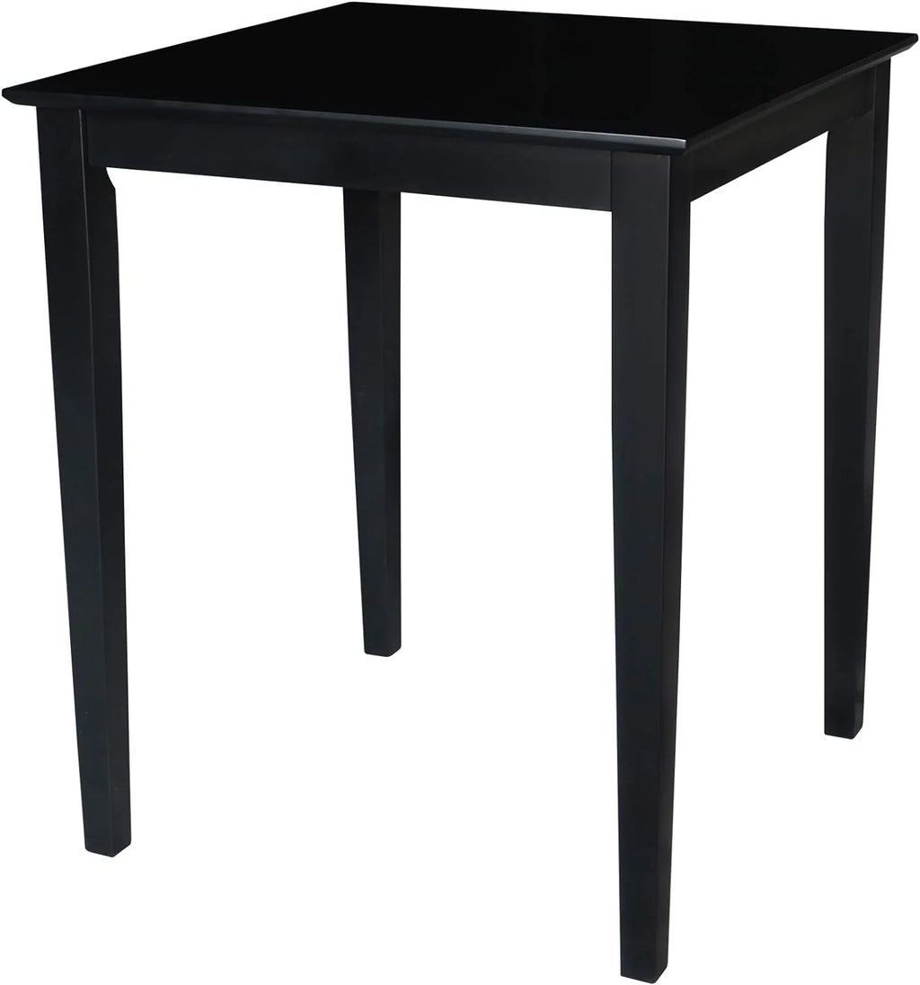 Black Solid Wood Dining Table I2269