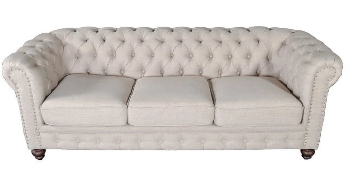 Dark Linen Sofa K2343