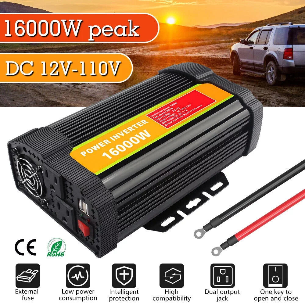 8000 Watts Pure Sine Wave Power Inverter Z870305