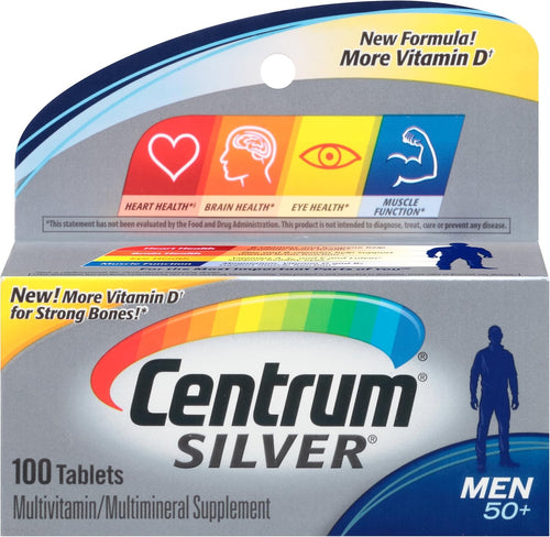 100 Count Multivitamin Multimineral Supplement Tablet O525068