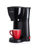 Black Mini Compact Drip Coffee Maker (10.5oz) D6909