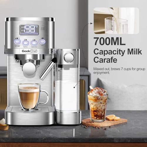 Espresso and Cappuccino Machine with Automatic Milk Frother W96828